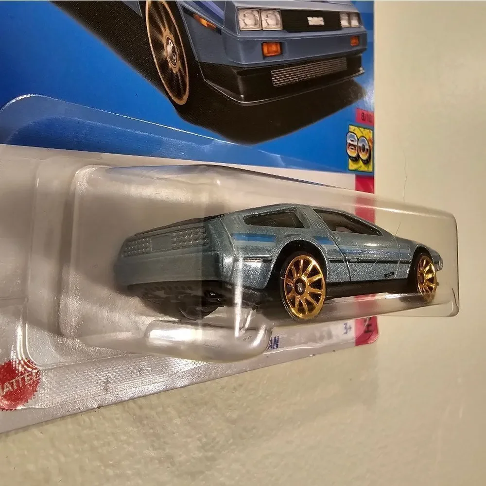 Hot Wheels Car DMC Delorean HW 80s Hotwheels 2023 Mainline Casting Mattel New